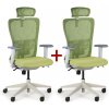 Kancelárska stolička GAM 1+1 ZADARMO, zelená