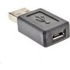 PremiumCord USB redukce micro USB B/Female - USB A/Male kur-19