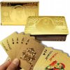 KARTY NA HRANIE ZLATÉ PLASTOVÉ BALÍČKY 54 VODOTESNÉ NA POKER KASÍNO