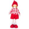 Dekorácia MagicHome Vianoce, Chlapček v károvanej košeli, 32 cm