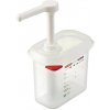 ARAVEN Dávkovač na omáčku s pumpičkou, nádoba GN 1/9, porcia 10 ml | ARAVEN, 3785