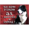 Pozorpes.sk, výstražná tabuľka (Stredoazíjsky ovčiak)