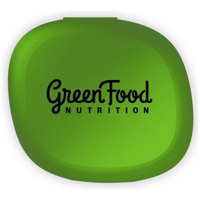 GreenFood Pillbox (zásobník na tabliety) - zelená