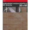 ZAVRZ Revízne dvierka š x v 30x60 cm-PUSH-Vodeodolné, na doske GlassRock, Ľavé ZAVRZ CK300x600