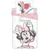 Disney Jerry Fabrics Bavlnené návliečky DISNEY MINNIE white Bavlna 1x70x90,1x140x200 cm - možnosť úpravy rozmeru