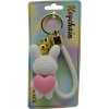 Keychain Prívesok na kľúče - Zajačik so srdcom