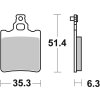 SBS Brzdové doštičky 574RSI (MOR 74)