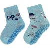 Sterntaler Ponožky protišmykové Archa AIR 2ks v balení blue chlapec