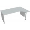 kancelársky stôl ergo ľavý 160x120 cm - GE 1800 L Šedá