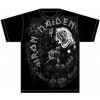 Iron Maiden tričko Number of the Beast Grey Tone Čierna XXL
