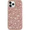 AppleKing ochranný kryt s flitrami pre iPhone 12 mini - zlatoružový - možnosť vrátiť tovar ZADARMO do 30tich dní