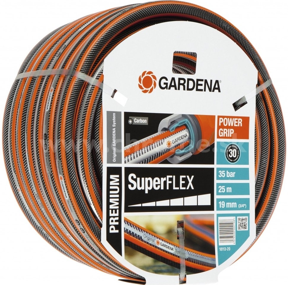 Tuyau d'arrosage GARDENA - Premium SuperFLEX - Diamètre 19 mm - 25 m -  18113-20 - Espace Bricolage