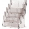 Jansen Display Stojanček na letáky A4 4 kapsy za sebou (bez deliča), 236 x 340 mm
