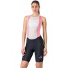 Castelli #GIRO Prima 2 DT bibshort, Black/ Giro pink Veľkosť: L Dámske Giro kraťasy s prekríženými trakmi