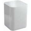 AQUALINE SEVENTY odpadkový kôš výklopný, 8 l, plast ABS, biely 630922