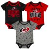 Fanatics Slam Dunk 3-Piece S/S Creeper Set Carolina Hurricanes