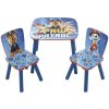 ARDITEX Detský drevený stolík + stoličky PAW PATROL, PW12897