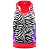 Dámske tielko Crazy Idea Top Break Black/Zebra L