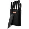 BERLINGERHAUS Sada nožov v stojane 7 ks Black Rose Collection BH-2501