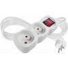 EMOS Predlzovaci kabel 16A (2zás. + vypínač) 2M P1212