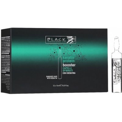 Black Keratin Proteín Booster 12 x 10 ml