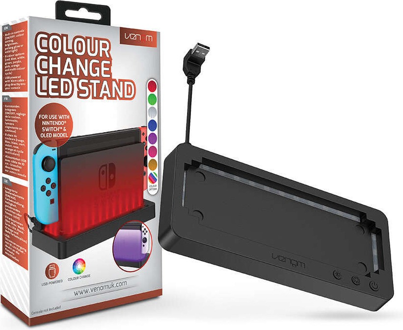 Venom Accessory RGB LED Stand Nintendo Switch VS4928