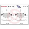 BREMBO Sada brzdových platničiek P61 115