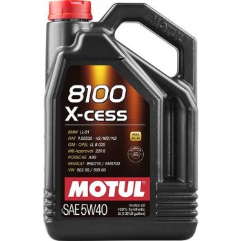 Motul 8100 X-Cess 5W-40 5 l