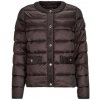 MICHAEL Michael Kors Bundy COLLARLESS PACKABLE JACKET W CORDUROY TRIM Hnedá