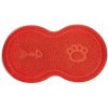 Nuxie Podložka pod misku pre domácich miláčikov 46 x 25 cm červená