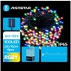 Aigostar B.V. Aigostar - LED Solárna vianočná reťaz 100xLED/8 funkcií 12m IP65 multicolor AI0425 + záruka 3 roky zadarmo + záruka 3 roky zadarmo