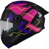 MT HELMETS TARGO S BRIK C8 ČIERNO-RUŽOVÁ MATNÁ INTEGRÁLNA MOTOCYKLOVÁ PRILBA