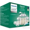 Philips Avent Natural dojčenská fľaša 2 x 125 ml + dojčenská fľaša 2 x 260 ml + cumlík 1 ks + kefa na čistenie 1 ks