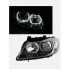 BMW E90, E91 predné svetlá s led Angel Eyes bielymi krúžkami