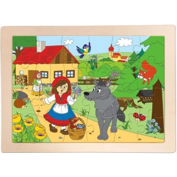 Woody Puzzle Červená čiapočka