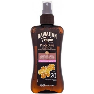 Hawaiian Tropic Protective Dry Spray Oil SPF20 suchý olej na opalování 200 ml