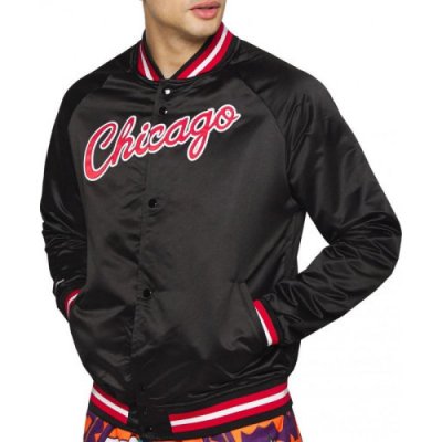 Mitchell & Ness NBA Chicago Bulls Lightweight Jacket STJKMG18013-CBUBLCK 183511