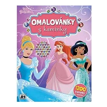 Omalovánky s kamínky Disney Princezny