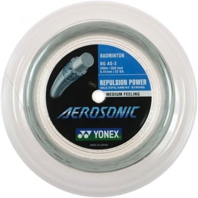 Bedmintonový výplet Yonex Aerosonic White (200 m)