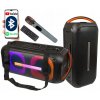 Prenosný reproduktor BLOW AUDIO DJBOX BLUETOOTH PRENOSNÝ REPRODUKTOR MIKROFÓN DJ čierny 250 W