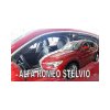 Deflektory ALFA ROMEO Stelvio 5D (+zadné) (od 2017)