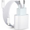 Rýchla nabíjačka s napájacím adaptérom 20 W USB C pre iPhone iPad Lightning