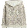 Detská mikina GAP, V-LOGO FZ béžová,mix, 3Y