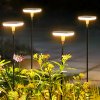 LED solárna lampa štvorec - Efekt plávajúceho svetla