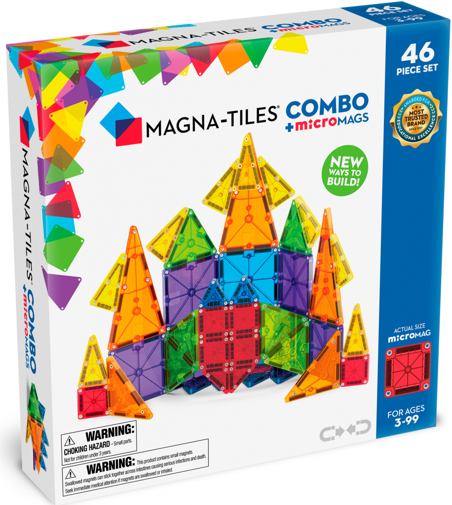 Magna-Tiles Magnetická stavebnica Combo 46 ks