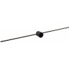 Lucide 12201/90/30 LED nástenná lampa Mizar 1x11W | 2700K | 460lm | IP44 - čierna