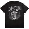 Disney tričko The Nightmare Before Christmas Jack & Sally Love Is Eternal Čierna XL