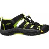Detské sandále Keen Newport H2 JR Black/Lime Green US 3