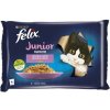 Felix Fantastic Junior Multipack kura a losos v želé 4x 85 g