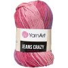 YarnArt Jeans Crazy 8206 Ružová, fialová